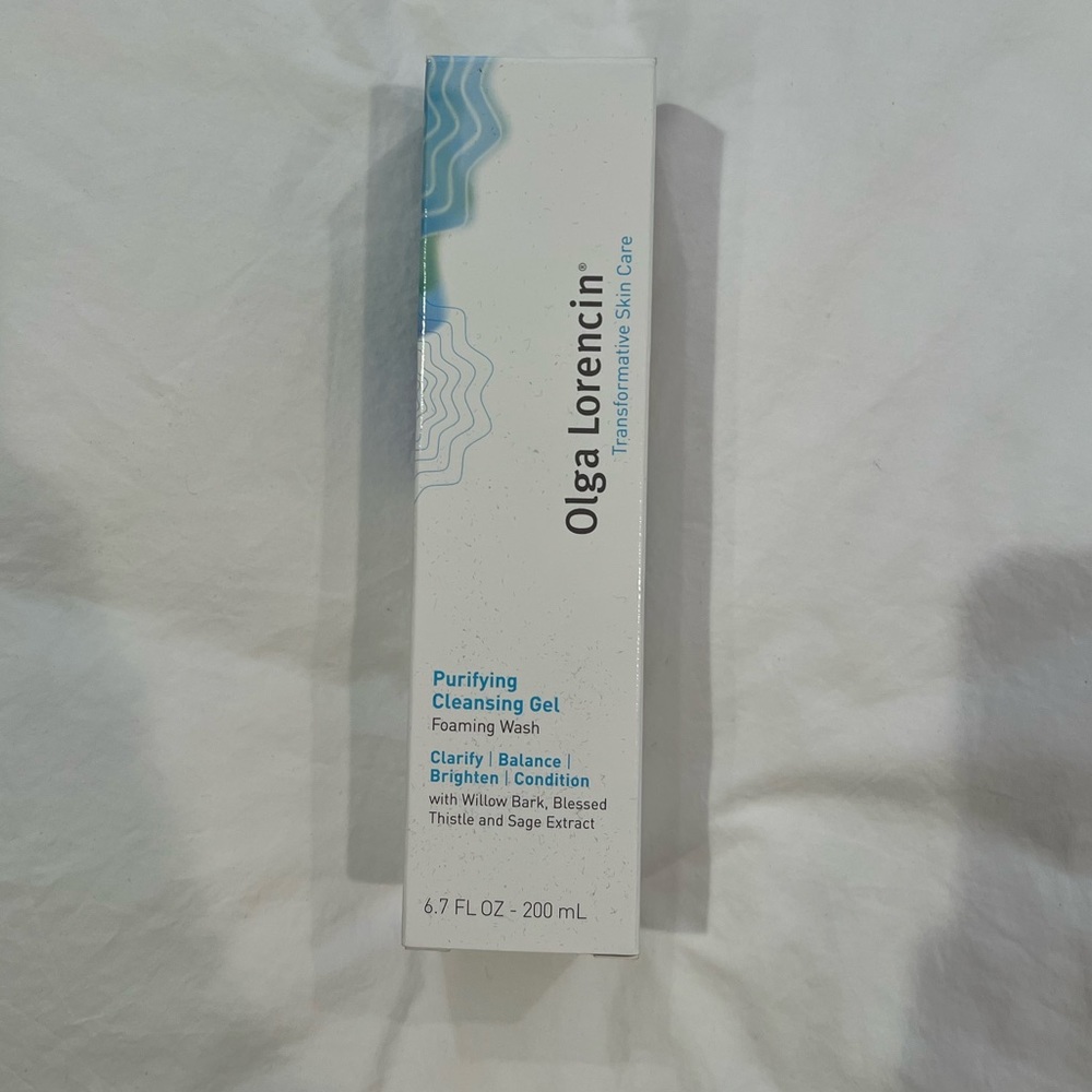 Olga Lorencin purifying cleansing gel ONLY OPENED FOR THE PICTURE
